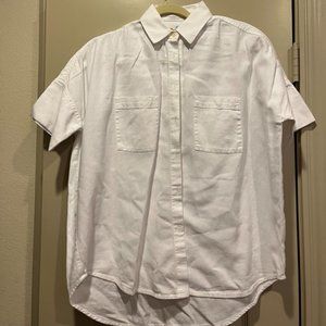 White Button Up Madewell Top